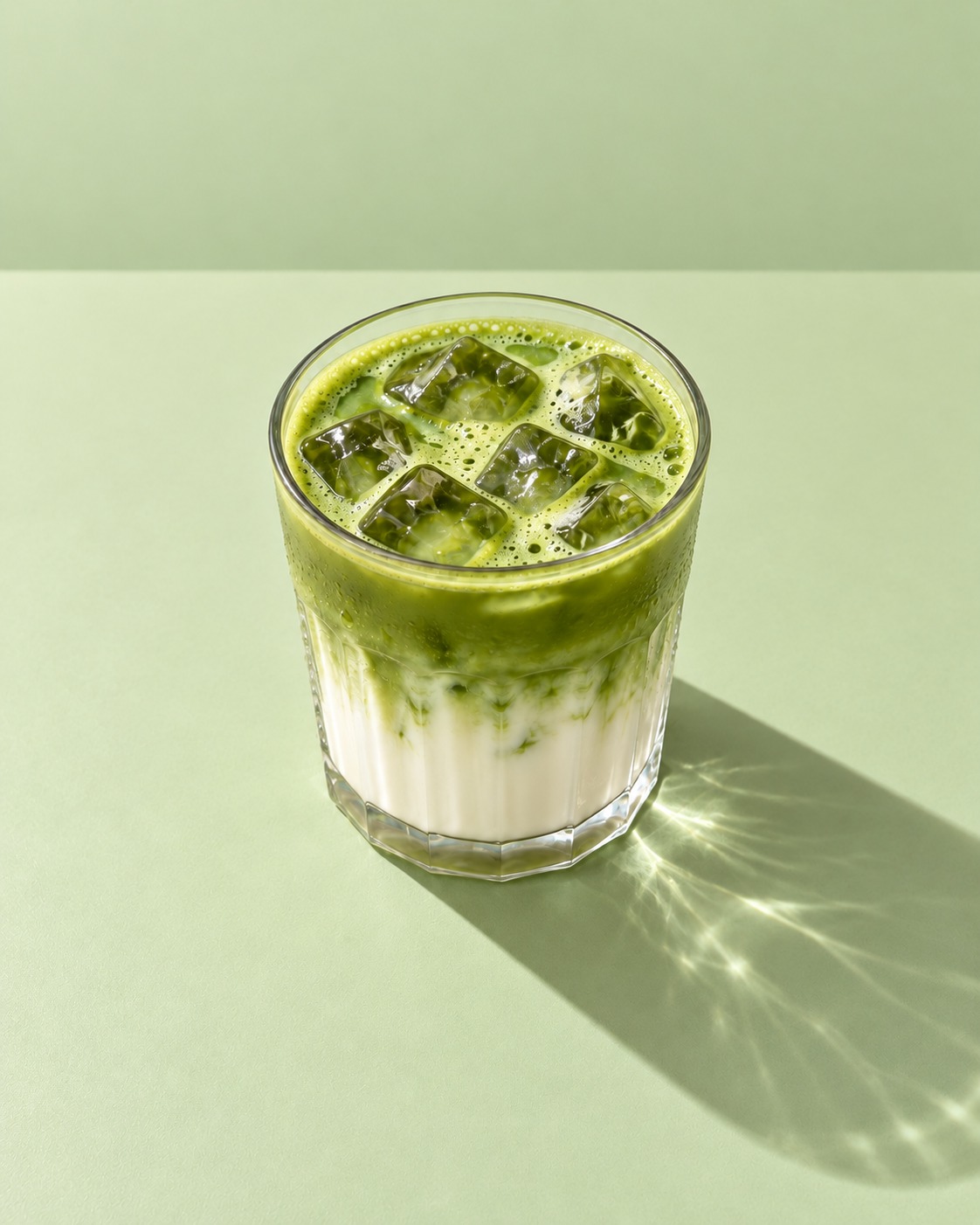 Iced classic matcha latte